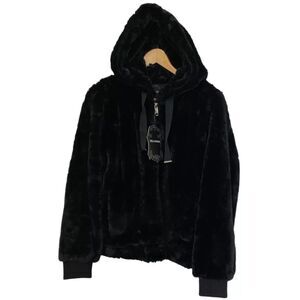 Bellivera Women's Super Soft Fur Hooded Coat Short Jacket Size XXL